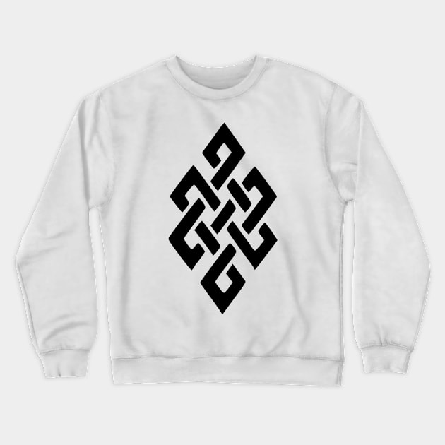 Tribal Design Patterns Hand Drawn Tattoo Gift Idea Crewneck Sweatshirt by Macphisto Shirts